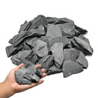 Natural Rocks Slate Stone 1-2.5 Inches Decorative Stones for Miniature Landscaping,Fairy Gardens,Bonsai,DIY Crafts,Aquariums & Reptile Terrariums-1lb