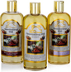 3 Bottle Set of Holy Land Treasures Anointing Oils, Biblical Oils with Lily of the Valleys, Rose of Sharon, Frankincense, Myrrh, and Spikenard, Anointing Oils from the Holy Land. 8.45 fl.oz | 250 ml