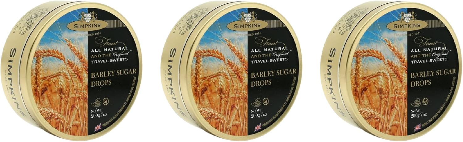 Simpkins Barley Sugar Travel Sweets 3 pack