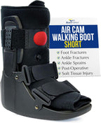 Brace Direct Air CAM Walker Boot for Foot and Ankle Fractures Sprains and Post Surgical Recovery - Lightweight Short Orthopedic Boot (US SHOE: Men 11-12.5 Women 12-13.5)
