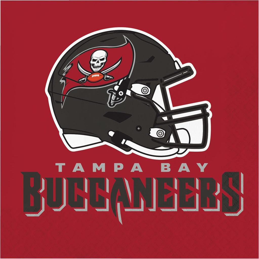 Trendware Tampa Bay Buccaneers Napkins, 48 ct, Officially Licensed