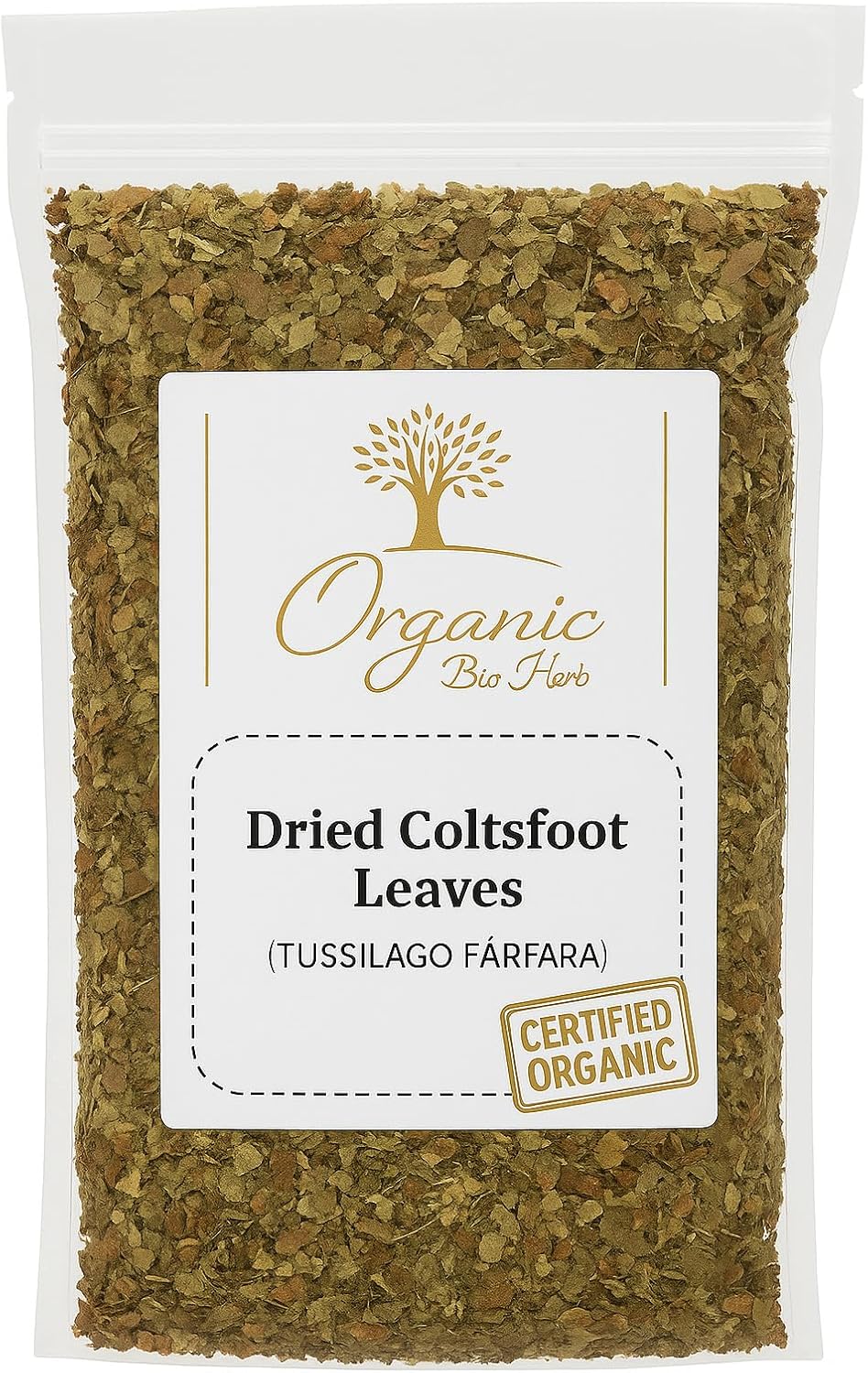 Organic Bio Herbs-Organic Dried Coltsfoot Leaves (Tussilago Farfara) 2 Oz – Natural Herbal Tea, Non-GMO, 100% Pure, Hand-Harvested