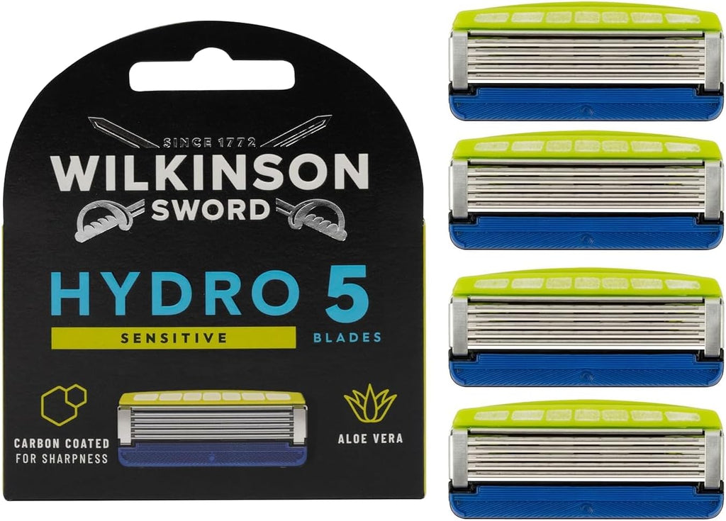 Wilkinson Sword Hydro 5 Sensitive Men's Razor Blades (Pack of 4)