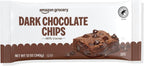 Amazon Grocery, Dark Chocolate Chips, 12 Oz (Previously Amazon Fresh, Packaging May Vary)