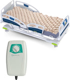 Alternating Air Pressure Ulcer Relief Mattress Pad for Bed Sore Prevention, Air Mattress for Hospital Bed with 130 Leak-Proof Cells, Silent Pump, Easy Clean Surface,