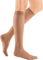 Medi Sheer&Soft Knee High 8-15mmHg Closed Toe, M, Natural