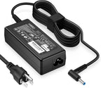 Charger Compatible with HP Laptop Computer 65W 45W Smart Blue Tip Power Adapter