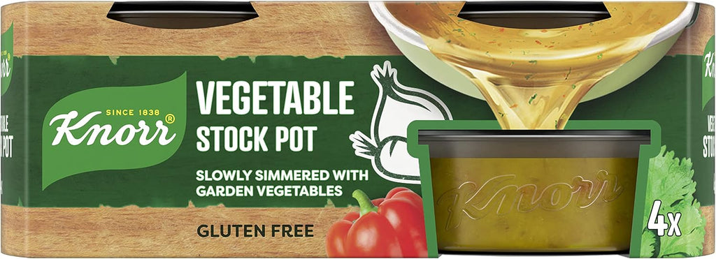 Knorr Vegetable Stock Pot, 4 x 28 g
