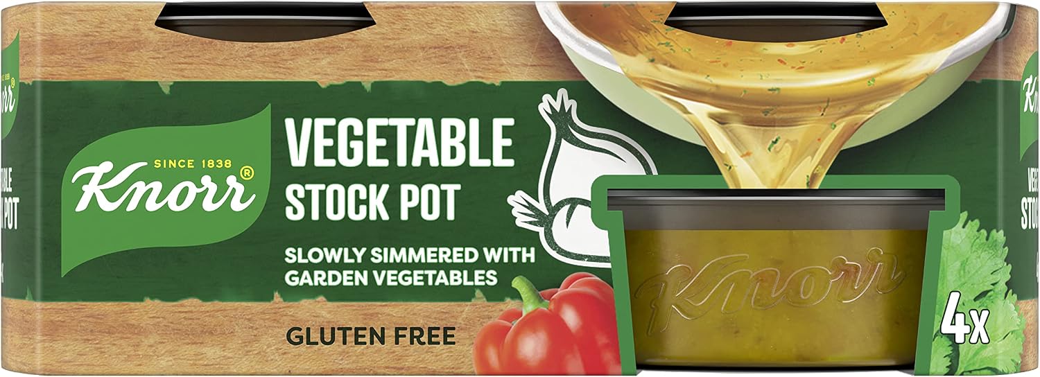 Knorr Vegetable Stock Pot, 4 x 28 g