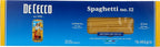 De Cecco Enriched Macaroni Product - Spaghetti Pasta (16 oz ea)