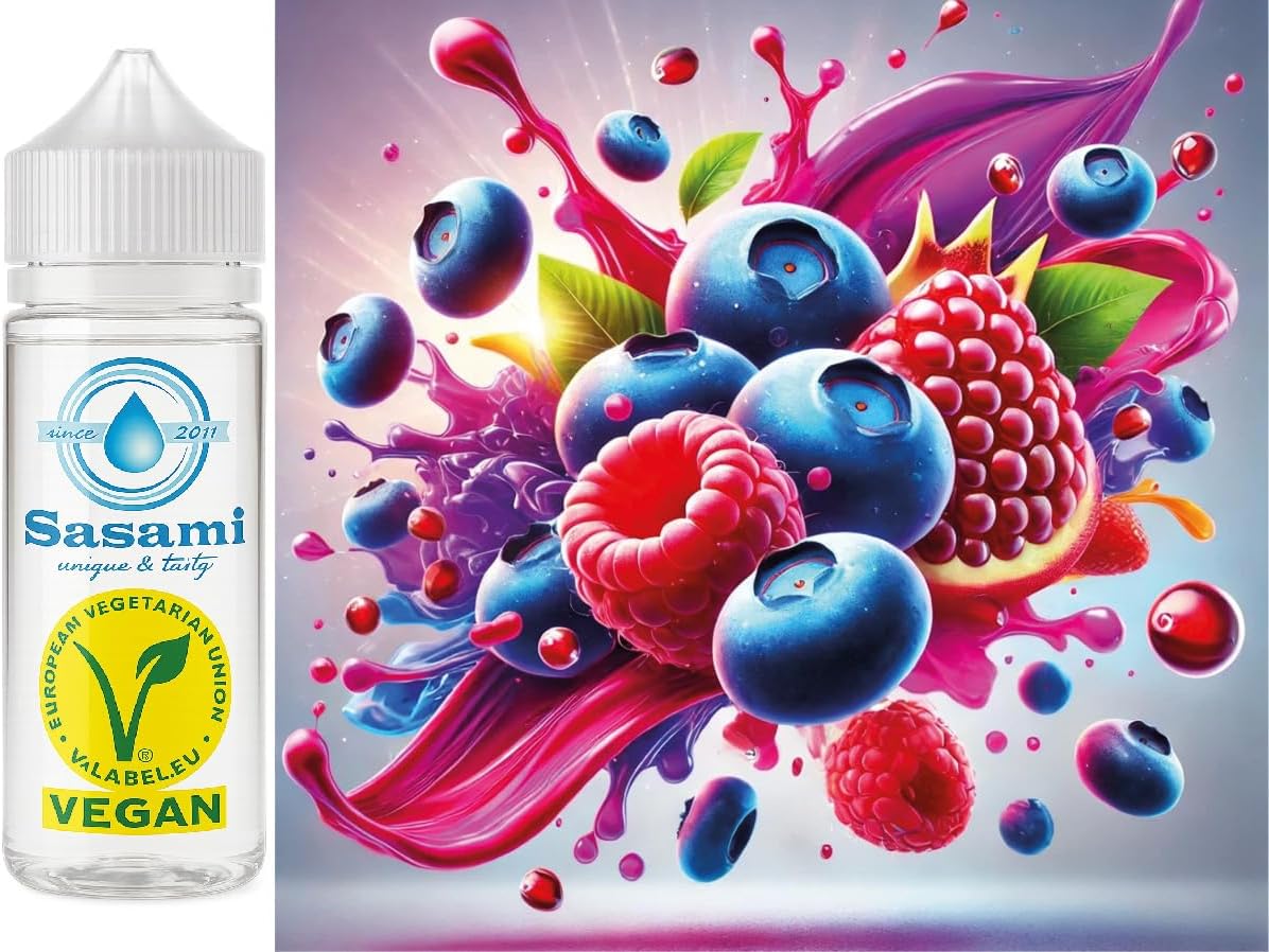 Blueberry Raspberry Flavor Concentrate - Vegan - Sasami - 10ml