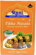 Rani Tikka Masala Indian 7-Spice Blend 3.5oz (100g) ~ All Natural | Salt-Free | Vegan | No Colors | Gluten Friendly | NON-GMO | Indian Origin
