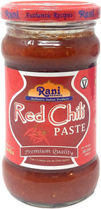 Rani Red Chilli Cooking Paste 10.58oz (300g) Glass Jar ~ Vegan | Gluten Free | NON-GMO | No Colors | Indian Origin