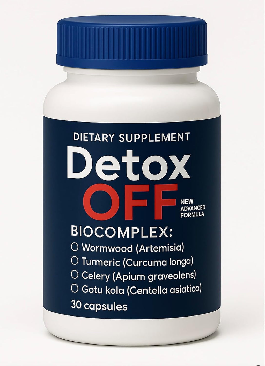 Natural Herbal Supplement, 30 Capsules, 1 Month Supply, Wormwood, Turmeric & Celery Blend, Full-Body Dietary Supplement, All Natural Formula for Digestive & Immune Support