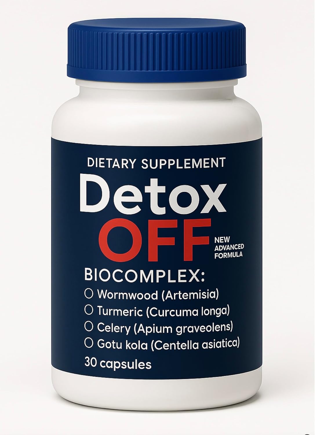 Natural Herbal Supplement, 30 Capsules, 1 Month Supply, Wormwood, Turmeric & Celery Blend, Full-Body Dietary Supplement, All Natural Formula for Digestive & Immune Support