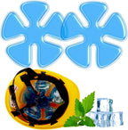 Head Ice Pack, Reusable Gel Cooling Pads for Hard Hats, Helmet Ice Packs for Heat Relief, Hat Cooling Pad Liner for Head, Regular Hat, Catcher & Cycling Helmet, Outdoor Work & Gardening
