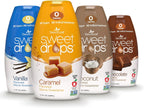 SweetLeaf Sweet Drops - Flavored Stevia Liquid Sweetener, Stevia Extract, Zero Calories, Gluten Free, Keto Friendly, Non GMO, Natural Flavor, Sugar Alternative - Variety Pack, 1.7 Fl Oz (Pack of 4)