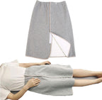 Yodilala Unisex Diaper Skirt, Leak-Proof Waterproof pad, Adjustable and Reusable, Suitable for bedridden Elderly, Menstruating Women, and Children with Urinary Incontinence(Grey,L)