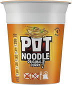 Pot Noodle Original Curry Flavour - 90g - Pack of 4 (90g x 4) by Pot