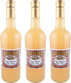 Boscoli Dirty Martini Olive Juice - 25 oz Bottle, Pack of 3, All Natural, Gluten-Free - Premium Cocktail Mixer for Martinis & Bloody Marys