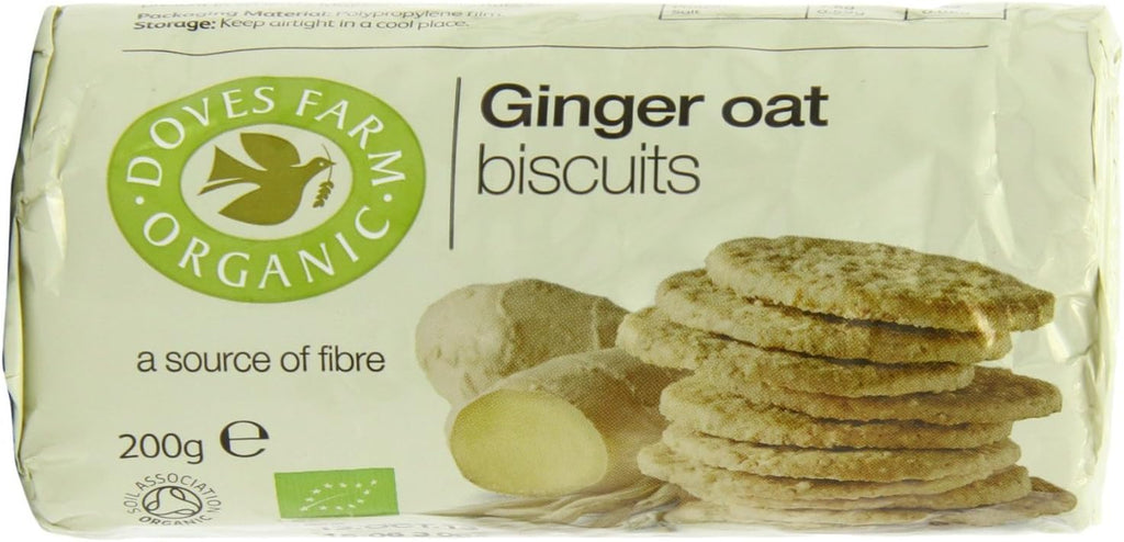 Doves Farm Ginger Oat Biscuits 200g