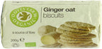 Doves Farm Ginger Oat Biscuits 200g