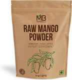Pure Amchur Powder | MB Herbals Raw Mango Powder 8 oz (1/2 lb) | Traditional Indian Spice for Curries, Chutneys & Marinades | No Additives, Non-GMO