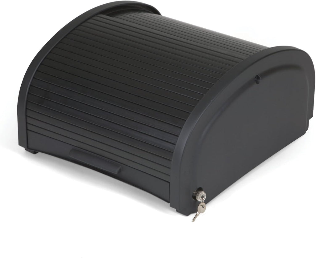 Rubbermaid Commercial Products Executive Series Preassembled Locking Security Hood, Black, Utility Cart Accessories, Compatible with Cleaning Carts
