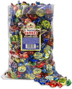 Walkers' Nonsuch Assorted Toffees & Chocolate Éclairs | 5.51 lbs (2.5kg) Bulk Bag | Contains English Creamy, Milk & Dark Chocolate Covered, Banana Split & Milk Toffees | Traditional British Candy