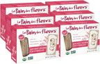 Le Pain Des Fleurs Organic Ancient Grain Crispbread | Low Sodium, Low Fat, Vegan, & Gluten Free Crackers| 6 Pack of 5.3 oz Boxes
