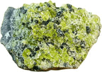 Natural Olivine Crystal Mineral Specimen,Olivine Crystals Rough Rock Raw Stone,Reiki Chakra Fountain Home Garden Decor Yoga Meditation DIY Stones,50~100g