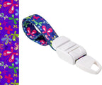 Medical Tourniquet with Butterfly Purple/Violet Pattern with ABS Plastic Buckle Latex Free Elastic Band Perfect for Doctors, Nurses, Students and Paramedics