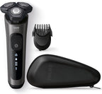 Philips Norelco Shaver 6000, Rechargeable Wet & Dry Shaver with 2-in-1 Click On Beard Styler (5 Length Settings) and Precision Trimmer, S6600/90 (Renewed)