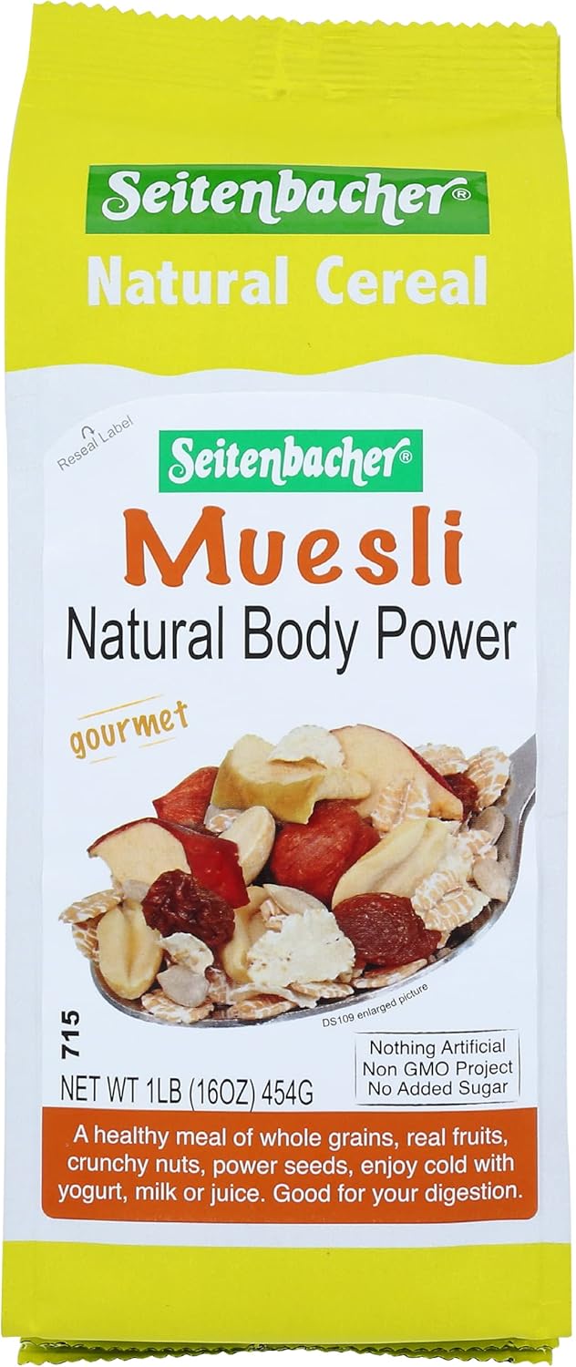Seitenbacher, Muesli No1 Natural Body Power, 16 Ounce