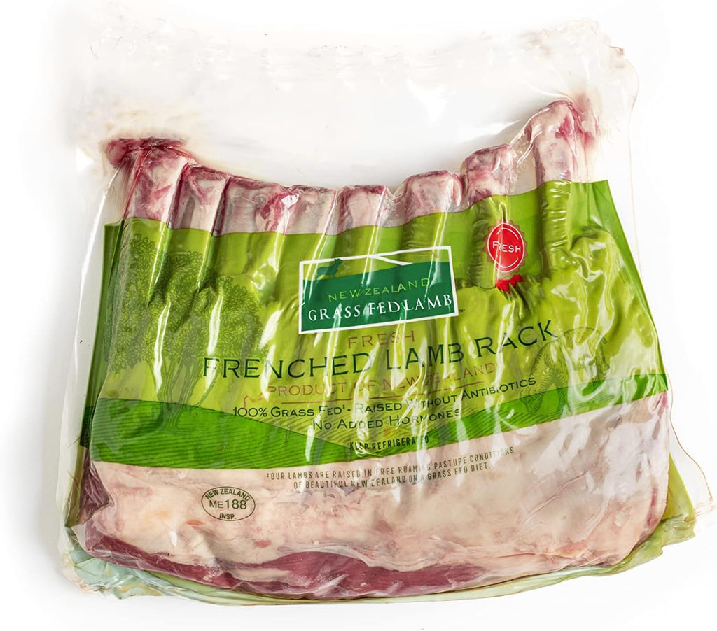 New Zealand Spring Lamb, Fresh New Zealand Lamb Rack, 1 lb