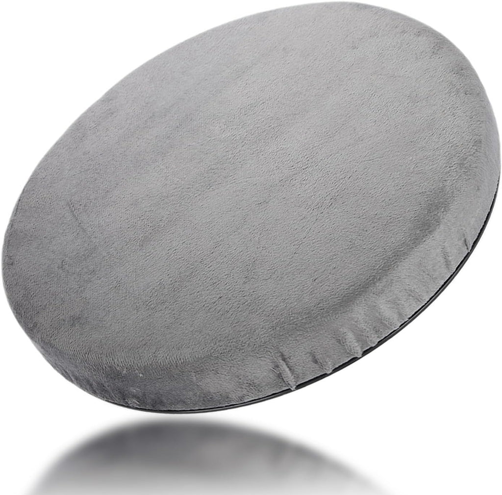 360 Rotating Car Seat Pad Revolving Swivel Seat Cushion for Elderly Stool Cushions Round Bar Stool Cushions Wheelchair Pad for Seniors Office 15.35" Diameter