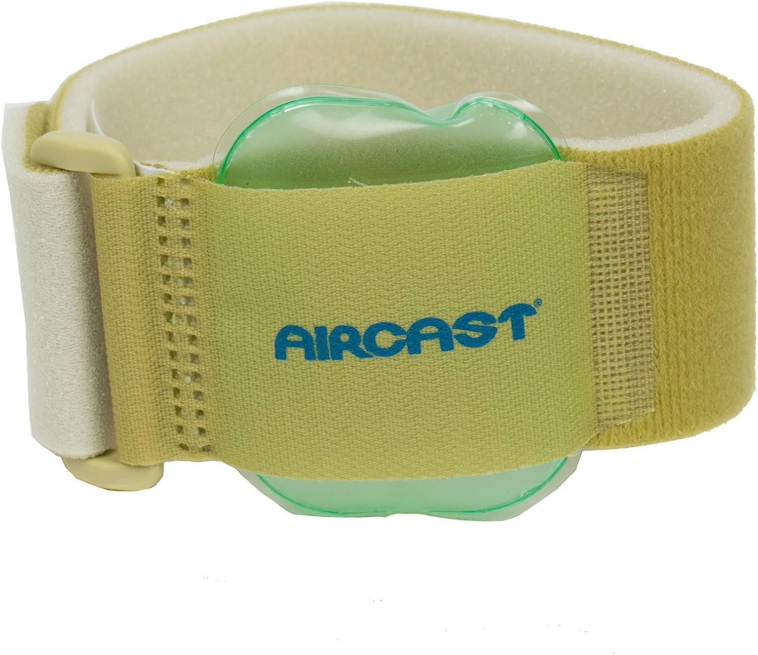 Aircast 12242 Pneumatic Armband, For Elbow, Wrist, Forearm Injuries, and Epicondylitis, Beige
