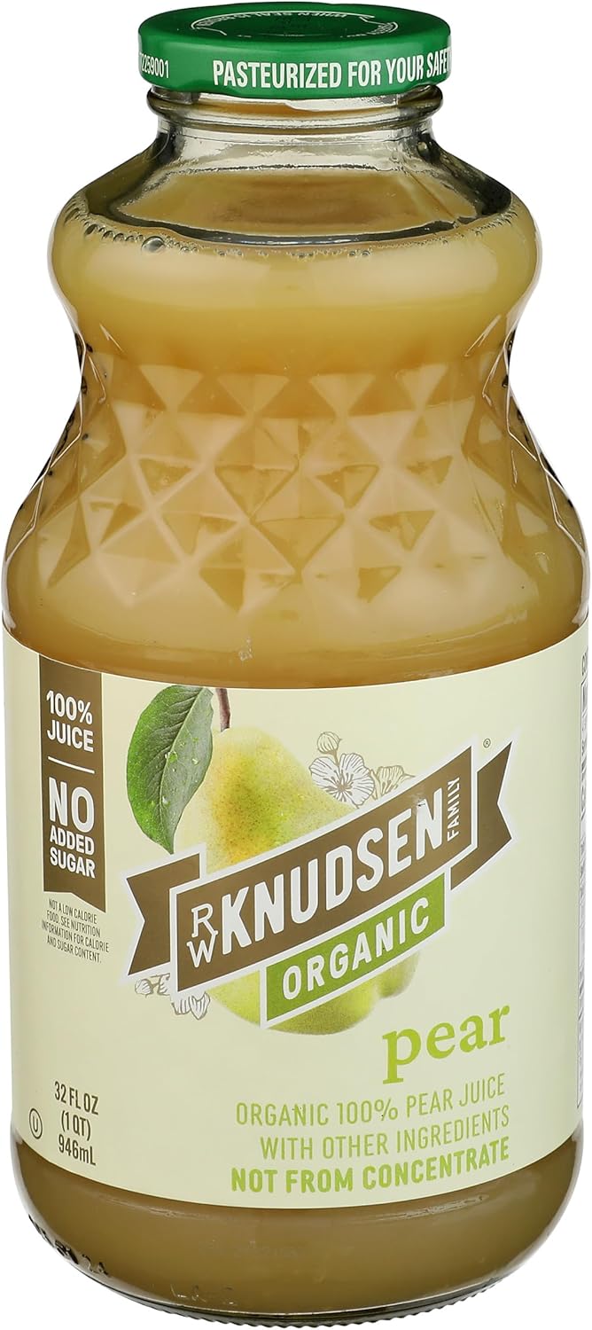 R.W. Knudsen Family Organic Pear Juice, 32 Ounces