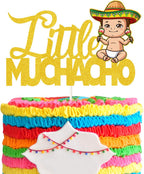Charrito Cake Topper, Llittle Muchacho Cake Decor, Mexican Fiesta Theme Birthday Party, Baby Shower, Birthday Party Theme Decorations Supplies.
