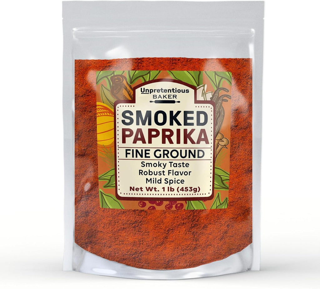 Unpretentious Smoked Paprika, 1 lb, Ground Spice, From Dried Red Chile Peppers, Strong & Smoked Flavor