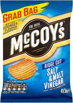 KP McCoys Crisps Box of 30 (1500g) (Salt & Malt Vinegar) by N/A