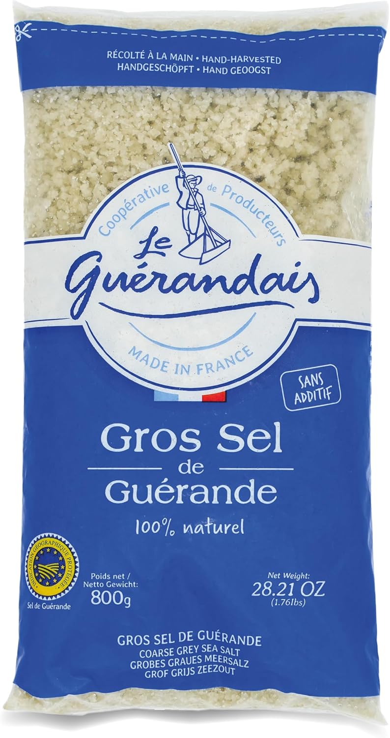 Le Guerandais Coarse Sea Salt Gros Sel De Guerande, 1.76 Pound