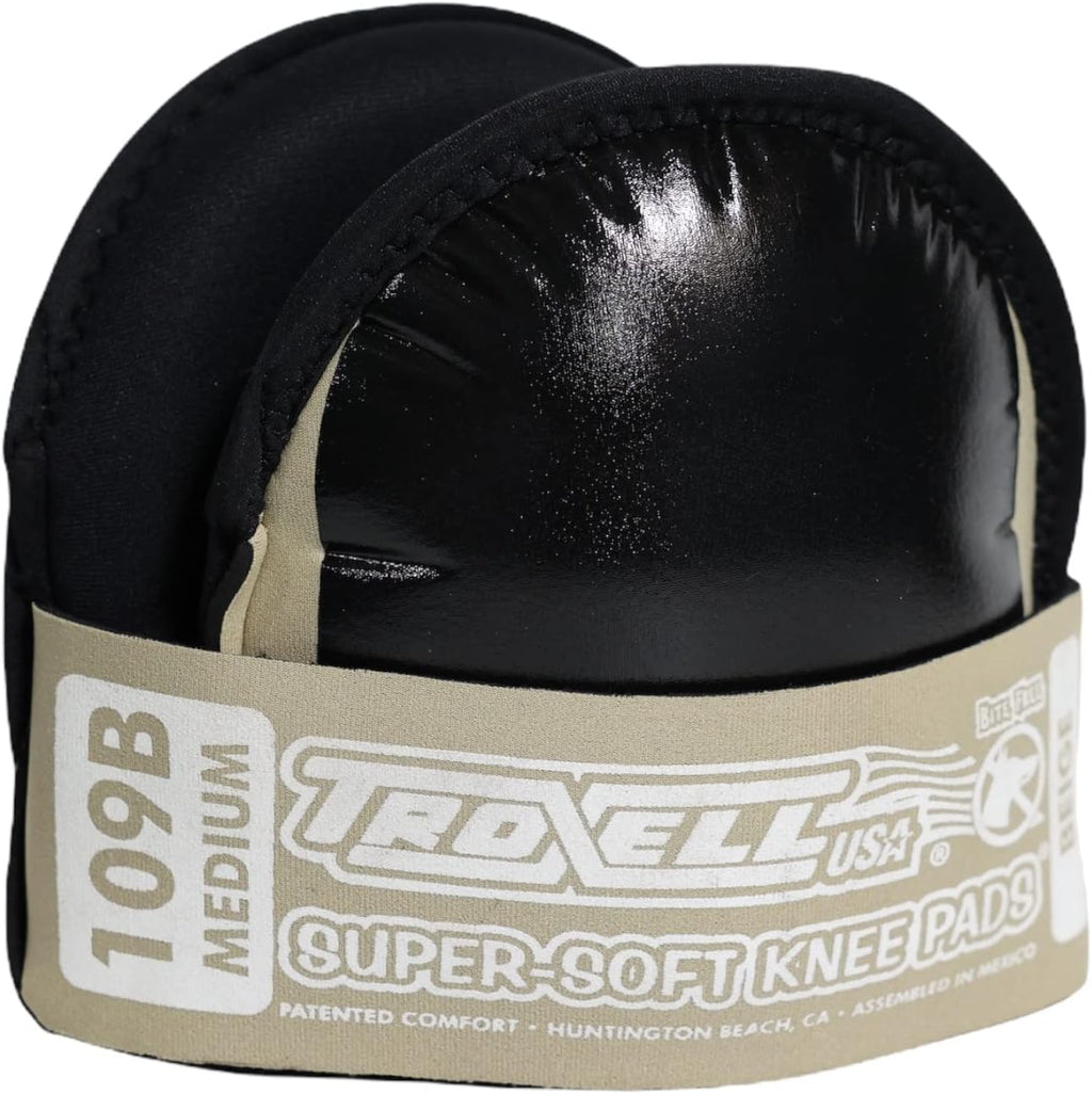 TROXELL USA - SuperSoft Beige 109 Knee Pad (Medium Size/Bagged in Pairs)