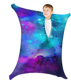 Constellation Movement Sensory Body Socks - Stretchable Blue Nebula Sensory Sack to Help Kids Relax and Focus - ADHD and Improve Sensory Full Body Sock for Kids (X-Large)