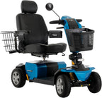 Pride Victory LX Sport + Accessories, Heavy Duty 4 Wheel Mobility Scooter for Adults and Seniors, Comfrot High Back Seating, 400 lb Capacity, LED Lighting, CTS Suspension, 8.6 MPH, Extended Warranty