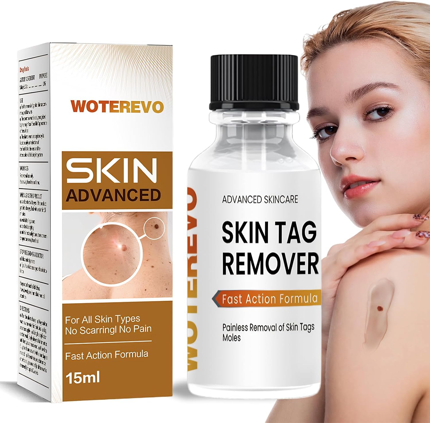 Wart Remover for Men Women,Neck, Underarms,Groin,Yellow 1