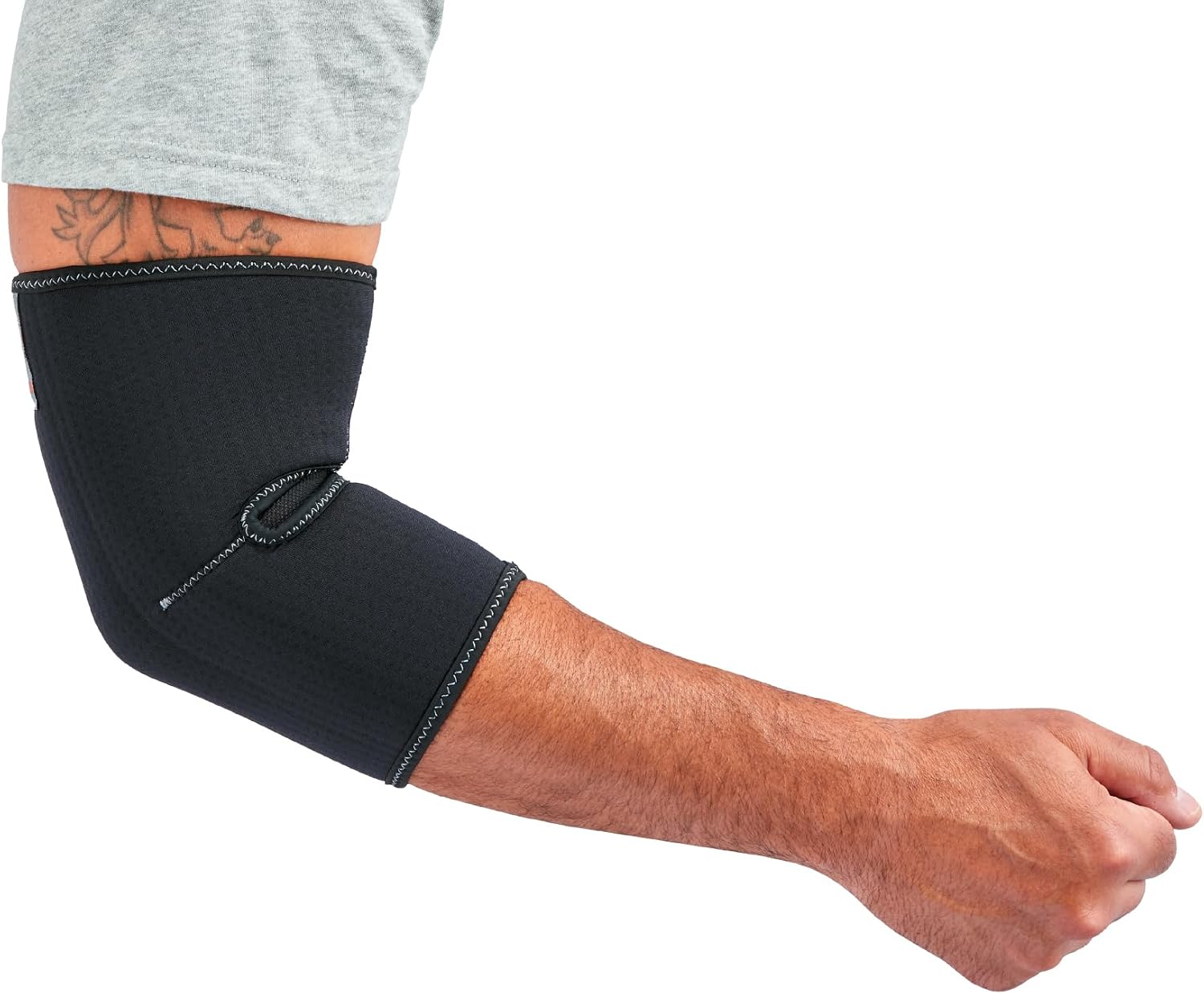 Ergodyne ProFlex 650 Neoprene Elbow Sleeve, Black, Small