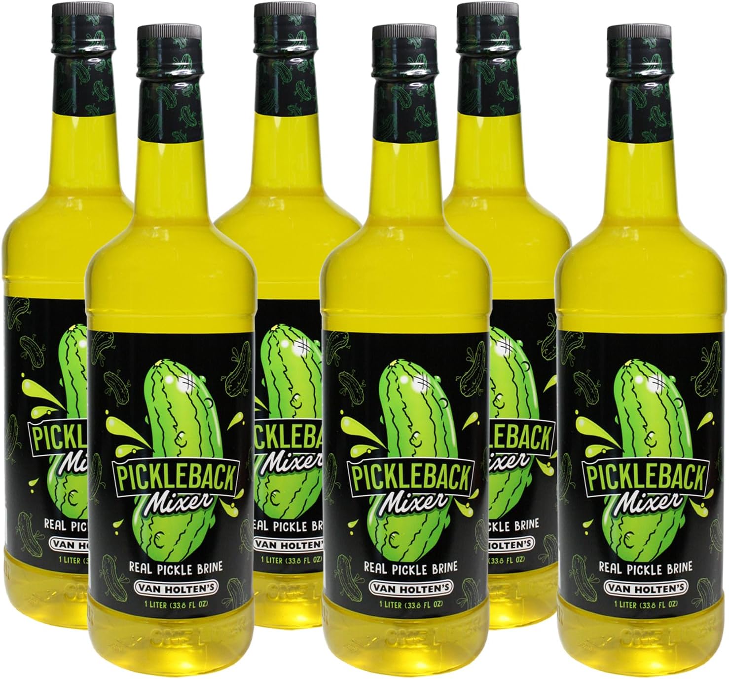 Van Holten's Pickles - Real Pickle Brine Pickleback Mixer - 1 Liter - 6 Pack