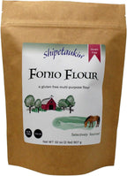 Shipetaukin Multipurpose Fonio Flour - Gluten Free - Non GMO - Made from Fonio African Supergrain - Use for Baking, Thickener, Breads and More (2 Lbs)