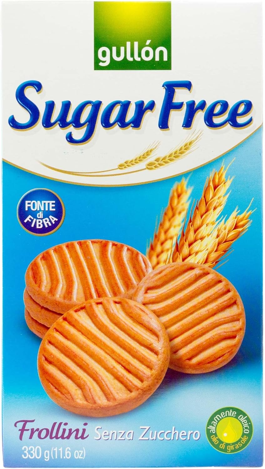 Gullòn | Sugar Free Shortbread Biscuits | 4 x 330g | Pack of 4
